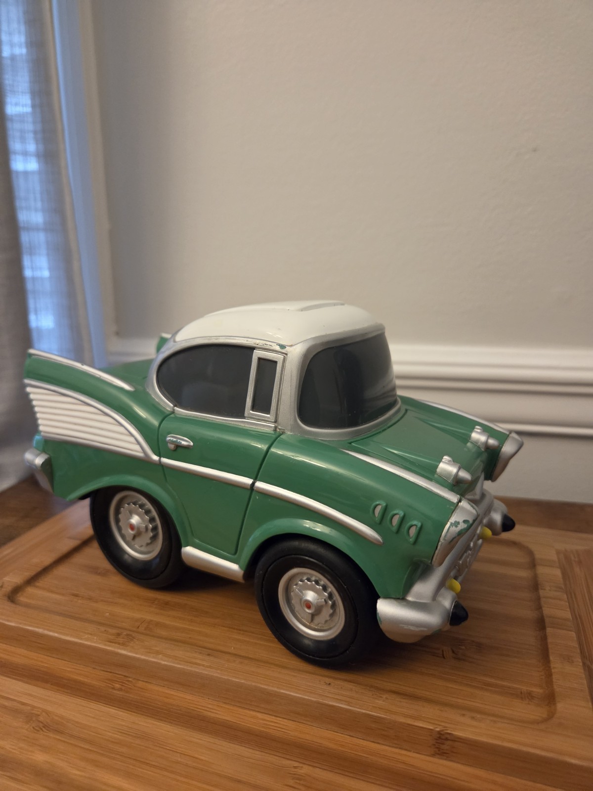 2001 ERTL Little Muscle 1957 CHEVROLET BEL AIRE Push n Roll green STEADIE car