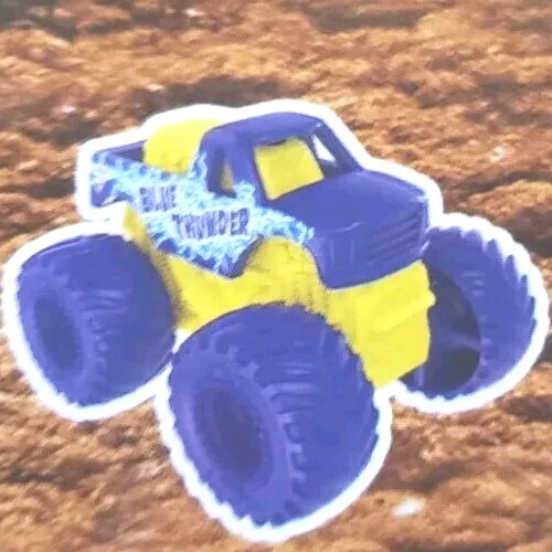 🔥Monster Jam Mini Series 9 – Now Rare BLUE THUNDER🔥 #654🔥UNOPENED PACKAGE🔥