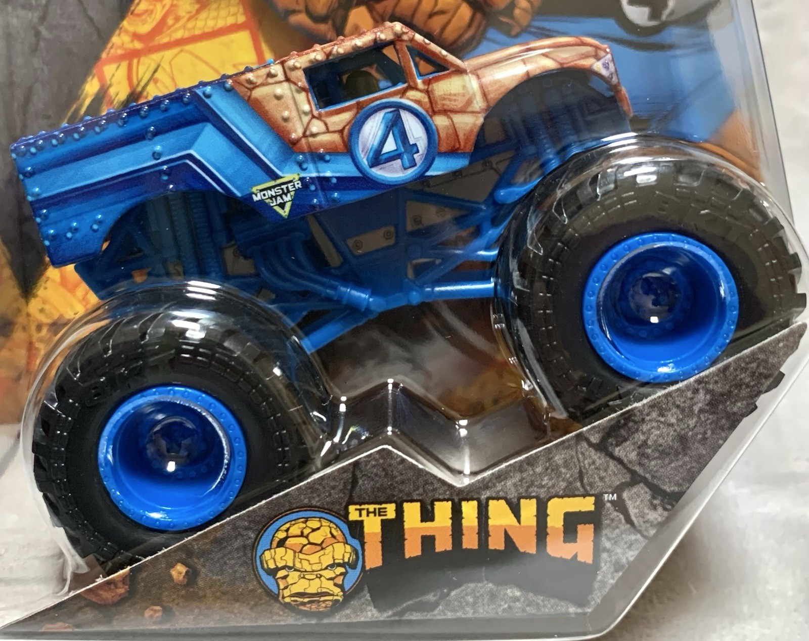 NEW Monster Jam Series 06 Marvel THE THING 1/64 Scale Monster Truck Action Toy