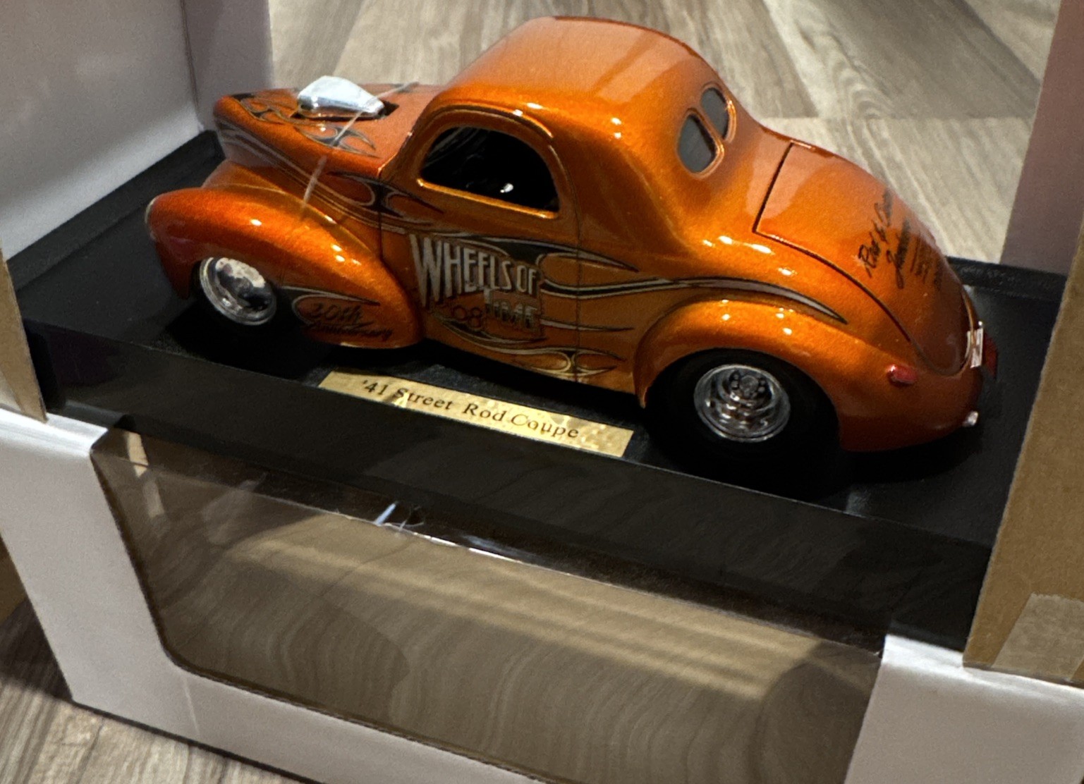 SpecCast 1941 Street Rod Coupe Wheels Of Time Orange (30th ANV) Macungie 2008