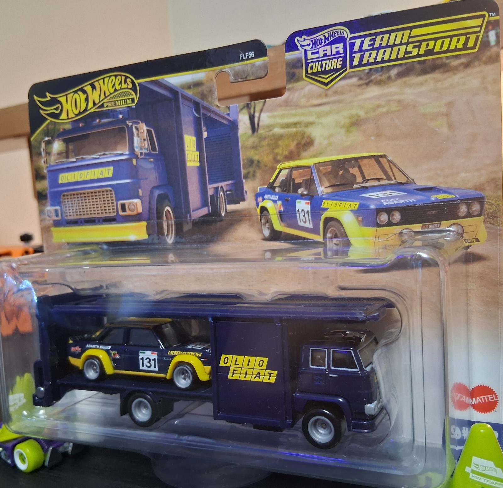 Hot Wheels Premium Team Transport Fiat 131 Abarth & Second Story Lorry