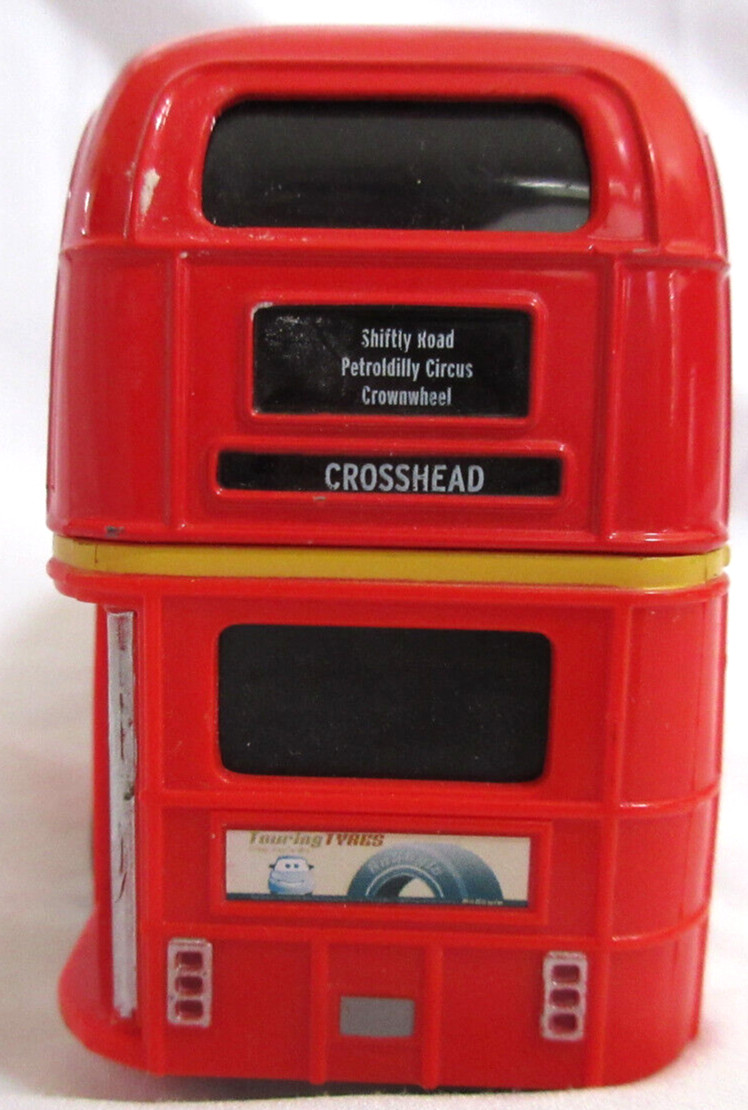 Disney Pixar Cars Fly the United Kingdom #1951AZ Double Decker Trafalgear 91 EUC