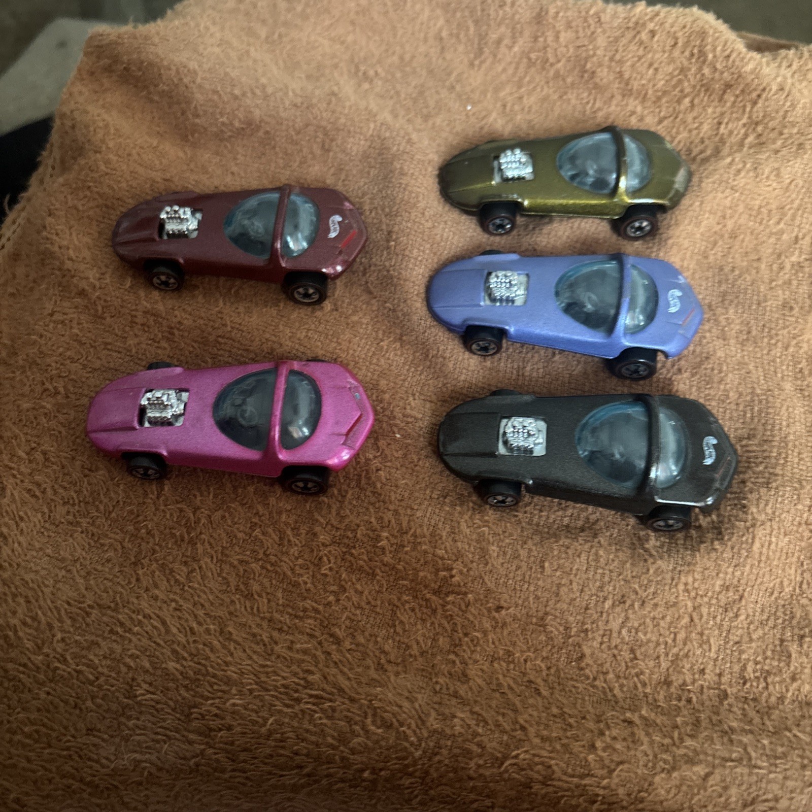 SET 5 LOOSE 1:64 HOT WHEELS 1992-93 25TH -VINTAGE COLLECTIONS SILHOUTTE’S