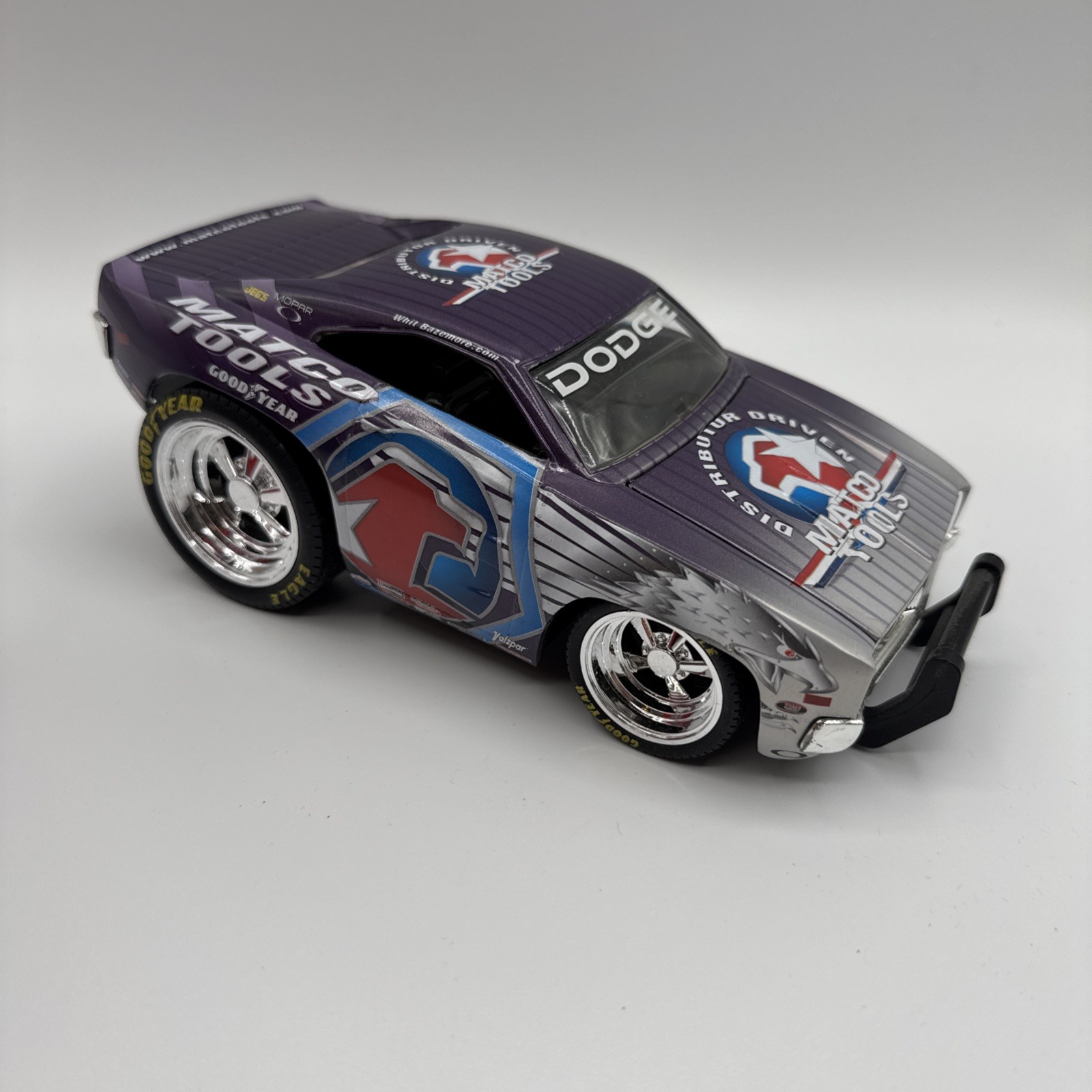 2005 Matco Tools Whit Bazemore 1969 Die Cast Styalized Dodge Charger w / COA