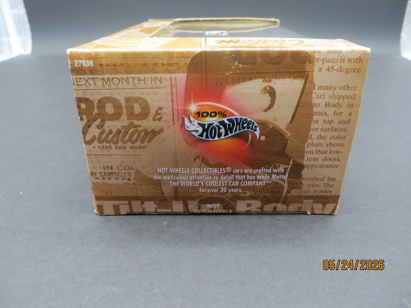 Hot Wheels Hot Rod series Rod & Customs Orange Crate & Manta Ray