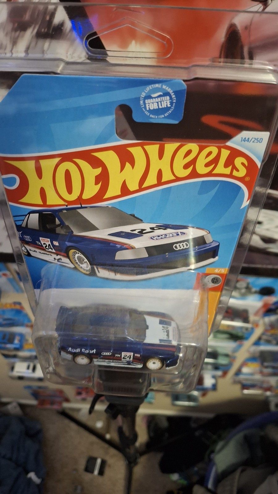 Hot Wheels Audi 90 Quattro HW Super Treasure Hunt Spectroflame Unopened