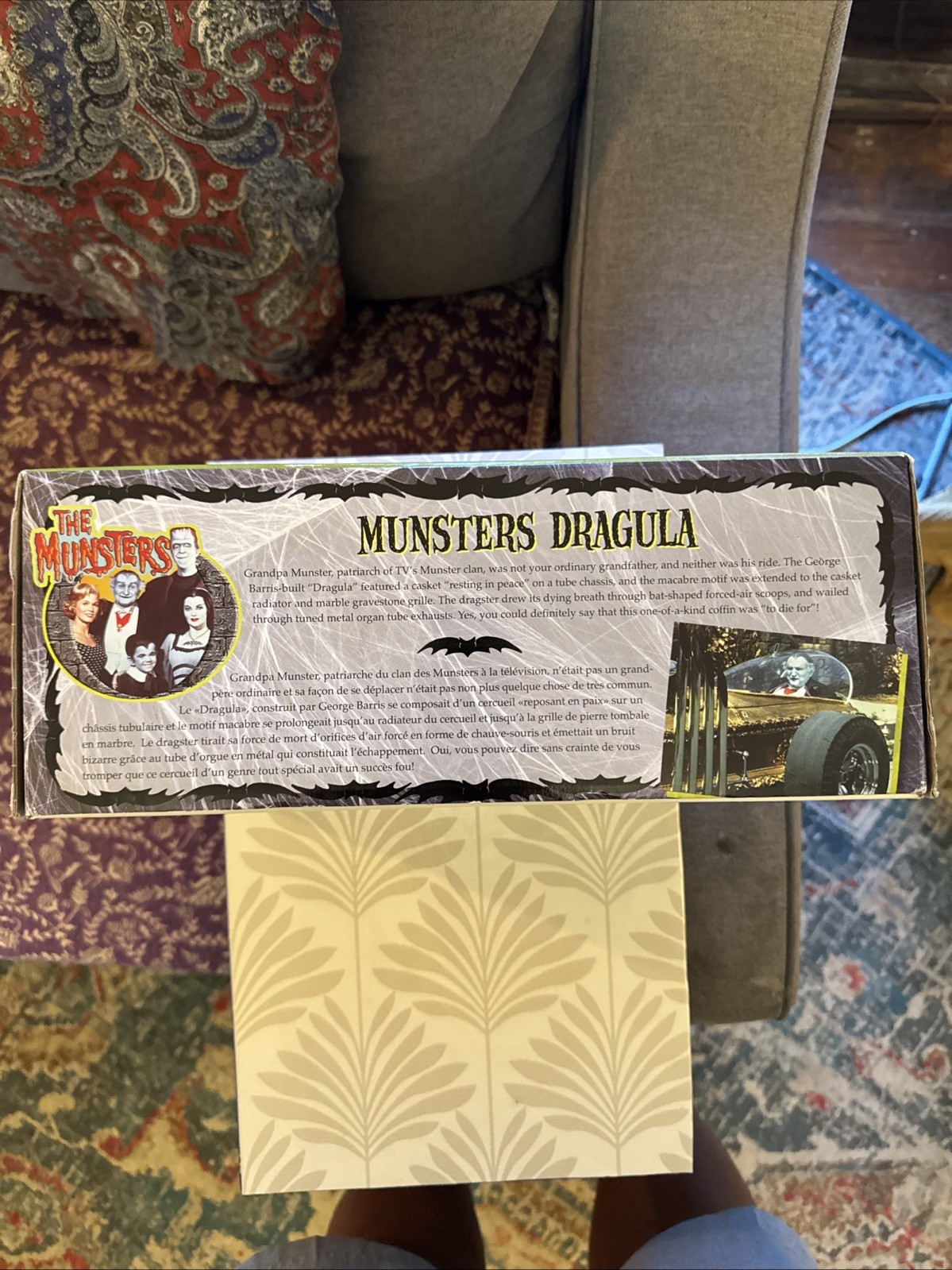 Ertl American Muscle The Munsters Dragsters Dragula 1:18 Diecast – Gold