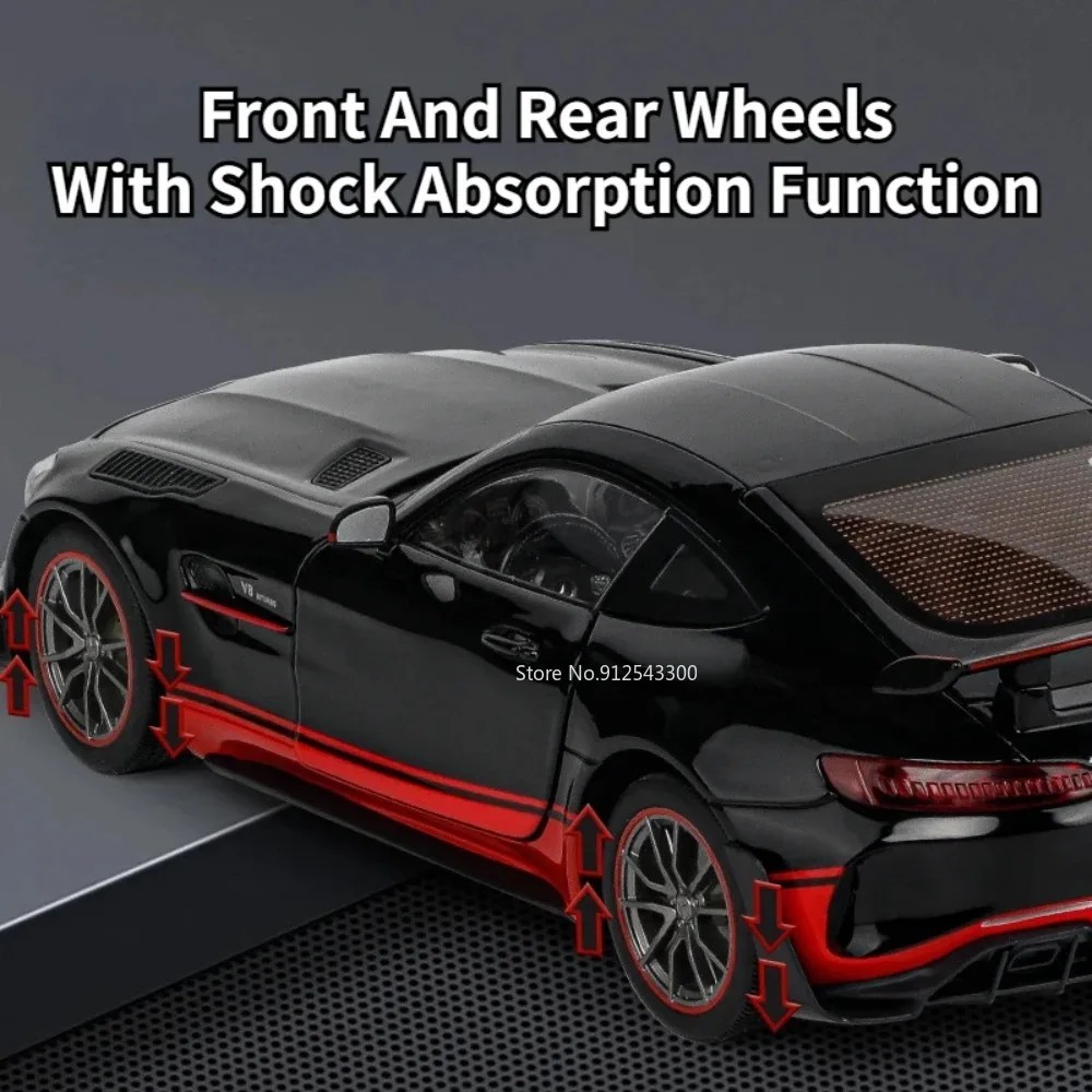1:18 Mercedes-AMG GT-R Diecast Model Car – Luxury Sports Collectible, Detailed