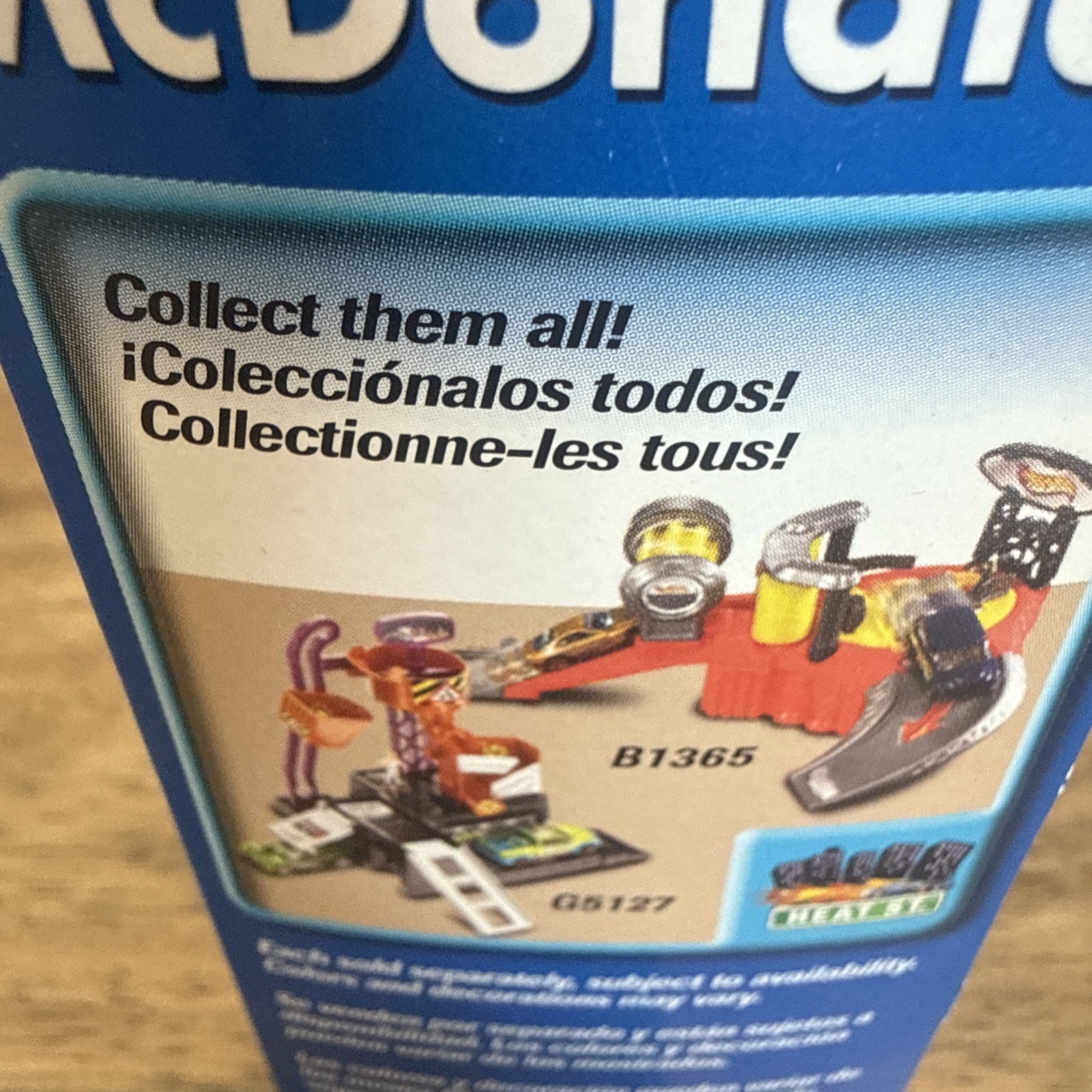 McDonald’s 2004 Hot Wheels Heat st. Set 2004 Unopened Box