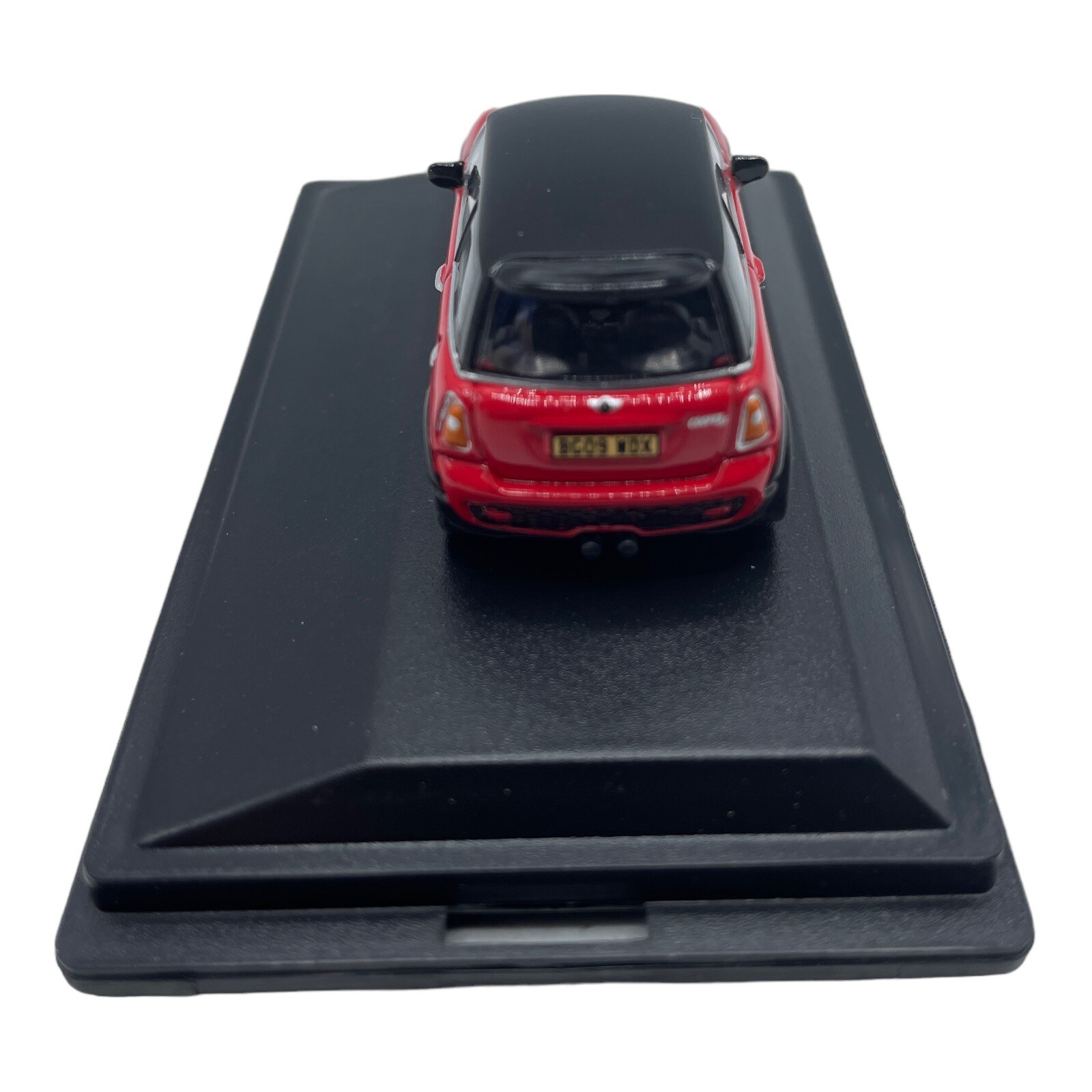 MINI Cooper S Hardtop R56 Chili Red with Black Roof Diecast car Pair of Two
