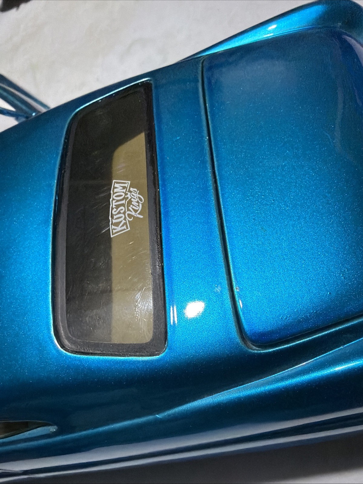 RARE Jada Toys Kustom Kings – 1951 Mercury Hard Top w/ Guitar 1/18 Scale Blue