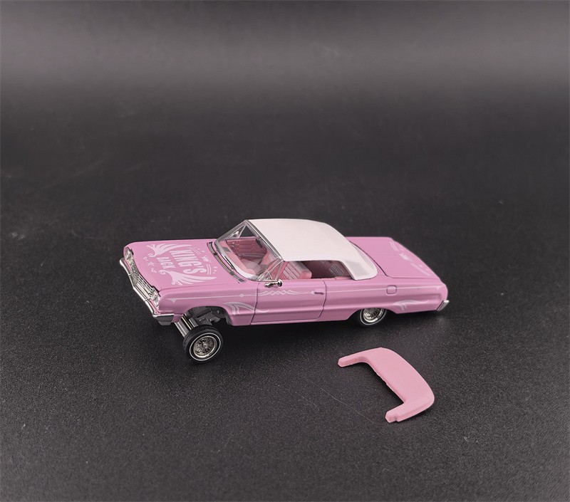 Fine Works64 1:64 Impala Lowrider Diecast Car Model Gift JDM Racing Fans Boys