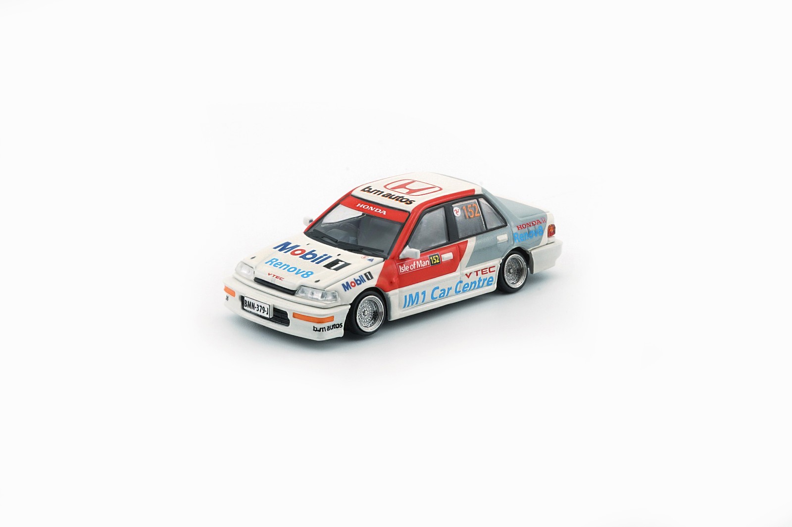 BM Creations 1991 Honda Civic EF2 – RHD – Mobil 1:64 Scale Diecast Car 64B0452