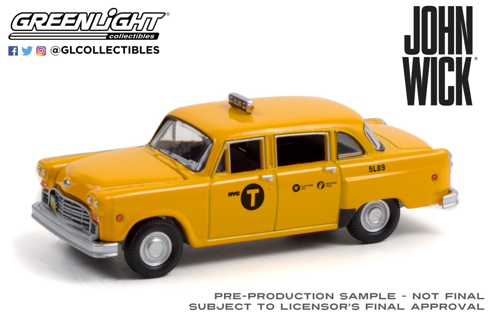 GREENLIGHT COLLECTIBLES HOLLYWOOD SERIES 33 COMPLETE SET OF 6 VEHICLES! WICK ACE
