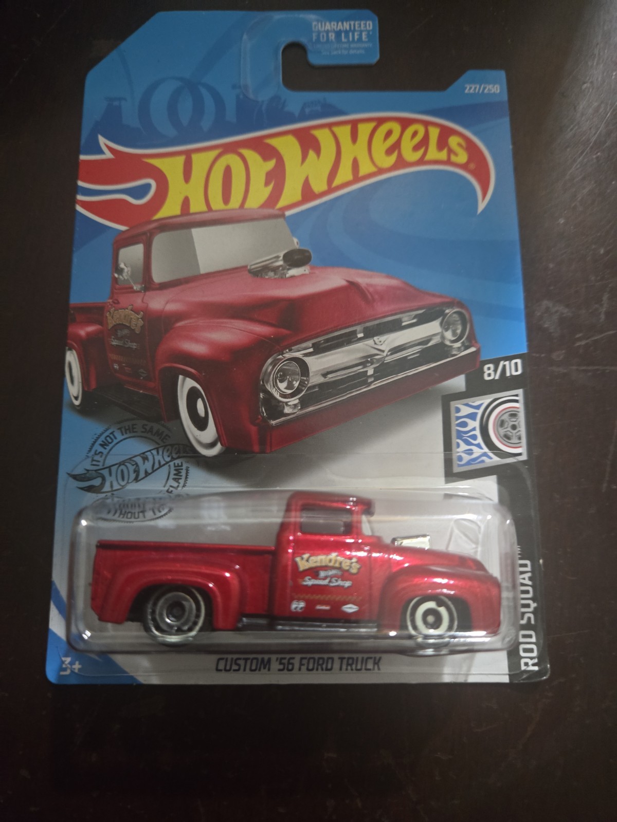 2019 Hot Wheels Custom ’56 Ford Truck Red KROGER EXCLUSIVE Rod Squad