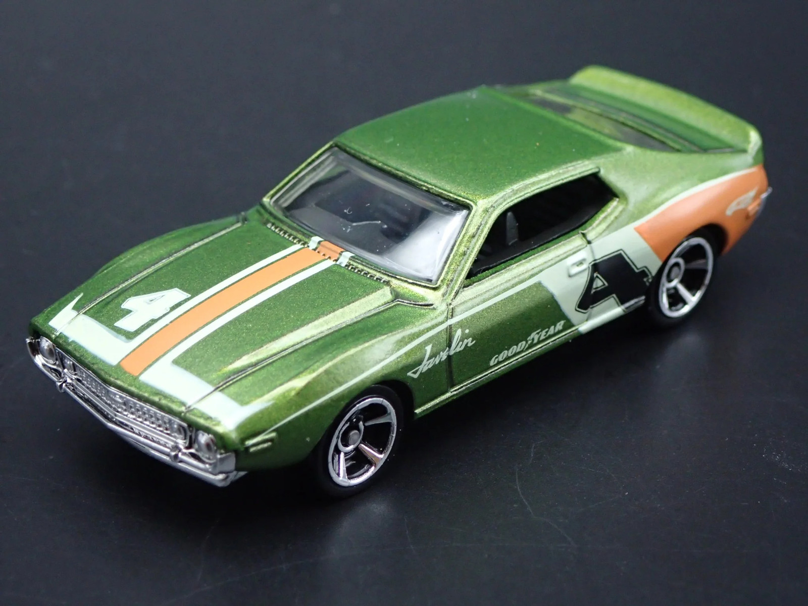 1971 71 AMC JAVELIN AMX RARE 1:64 SCALE COLLECTIBLE DIORAMA DIECAST MODEL CAR