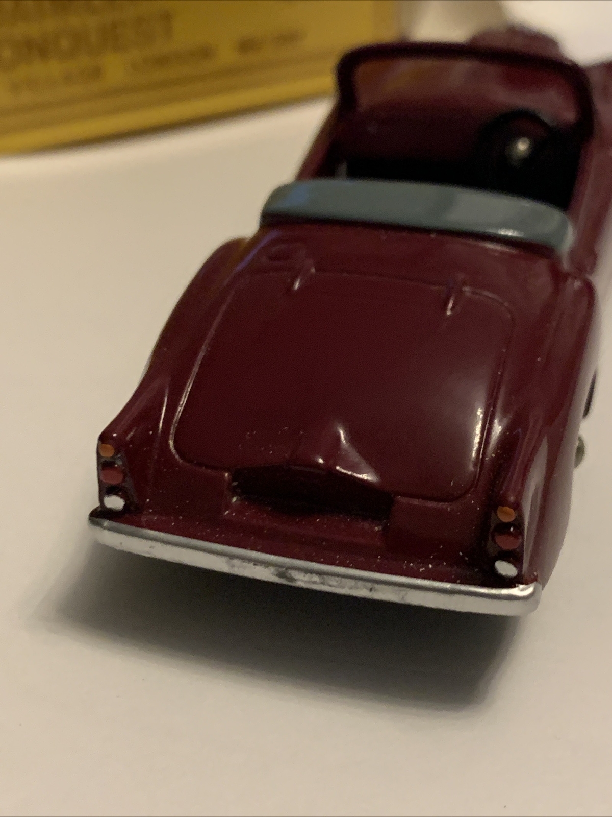 ODGI TOYS OF YESTERDAY 907 CAR MODEL: DAIMLER CONQUEST IN DARK RED/MAROON