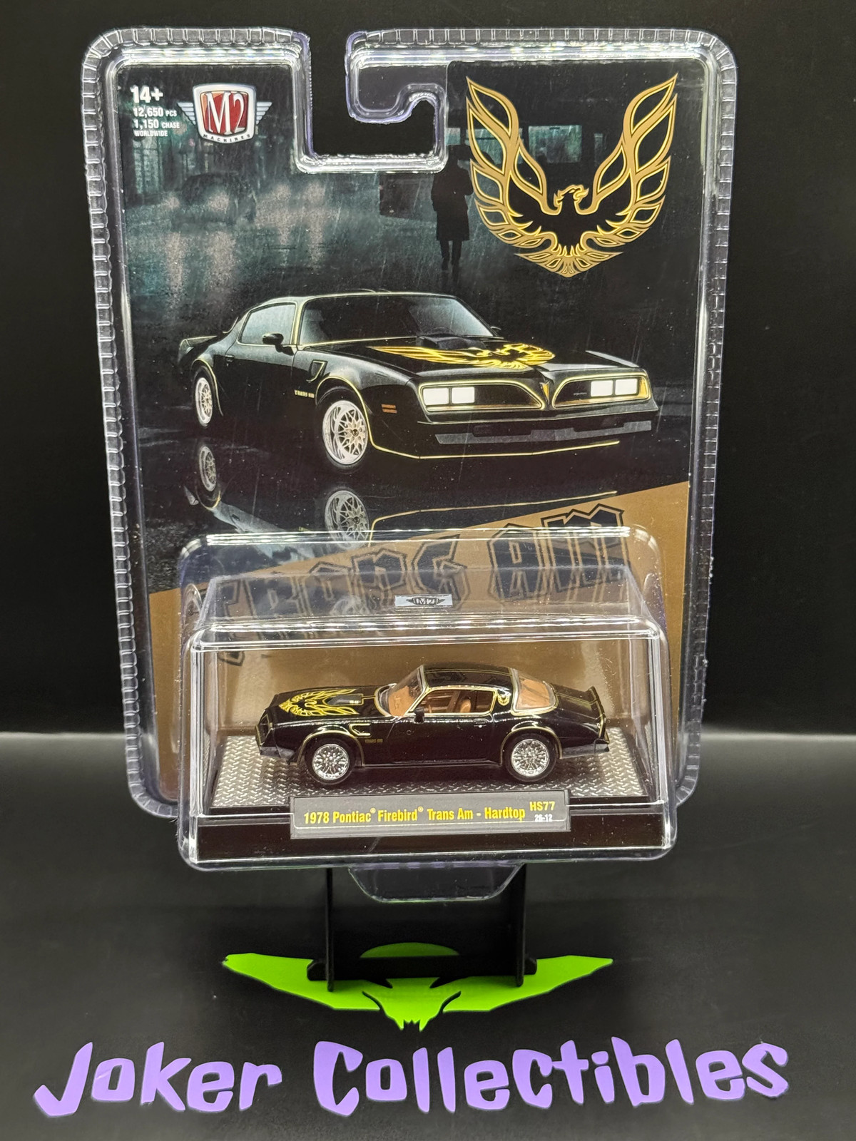 M2 Machines Black 1978 Pontiac Trans Am Firebird Hobby Exclusive HS77 26-12