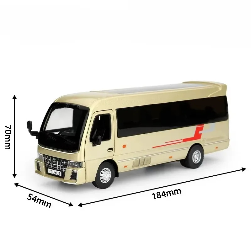 1:32 Sprinter Coaster Alloy Diecast Toys Cars Models Vehicles Pull Back with Sou