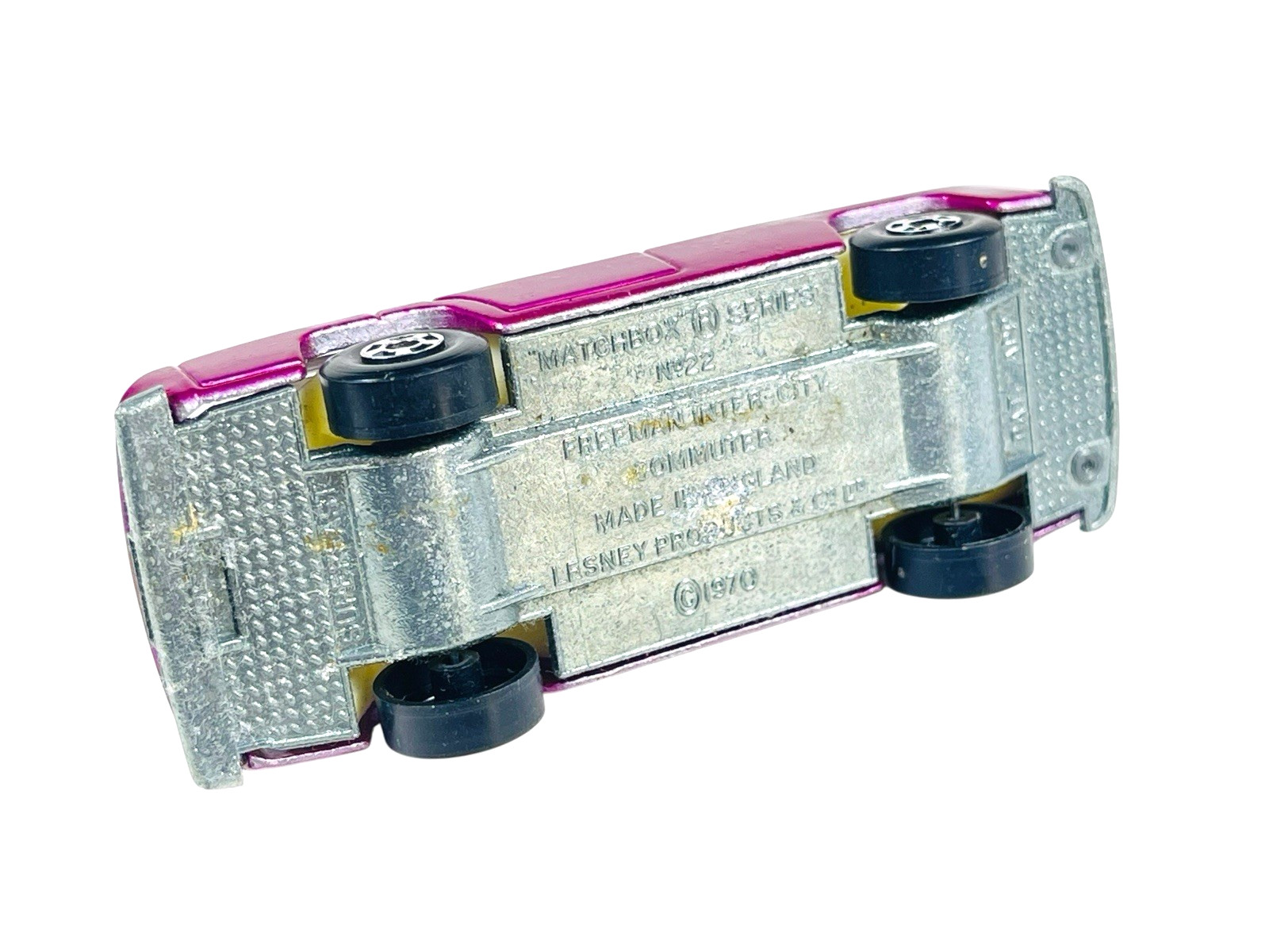 Matchbox Lesney Superfast MB22 Purple Freeman Inter City Commuter w/G Box