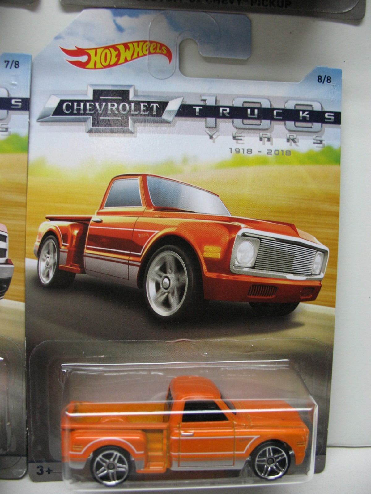 2018 Hot Wheels Chevrolet Trucks 100 Years Complete Set of 8 Original Packaging