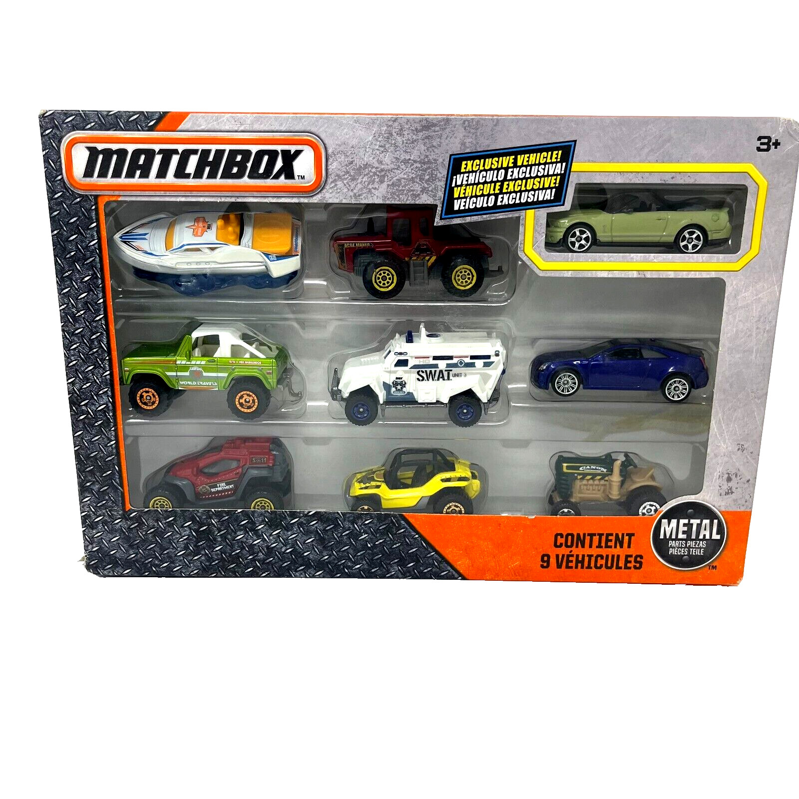 Mattel Matchbox 9-Pack Gift Set Mini Cars Trucks Exclusive Diecast Toy Vehicle