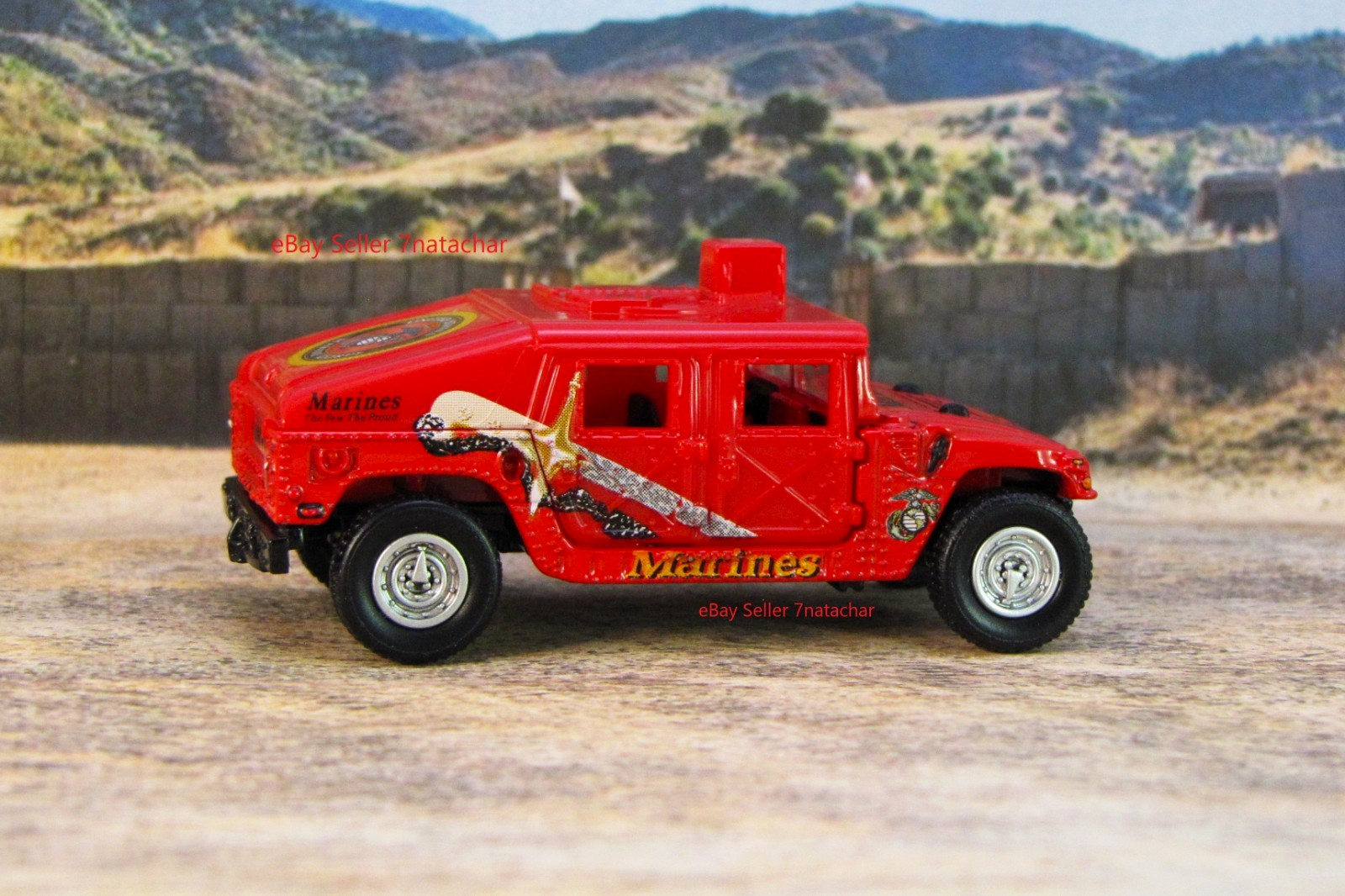 American U.S. Military Hummer Humvee U.S.M.C. 4X4 1/64 Scale Model Limited Ed I