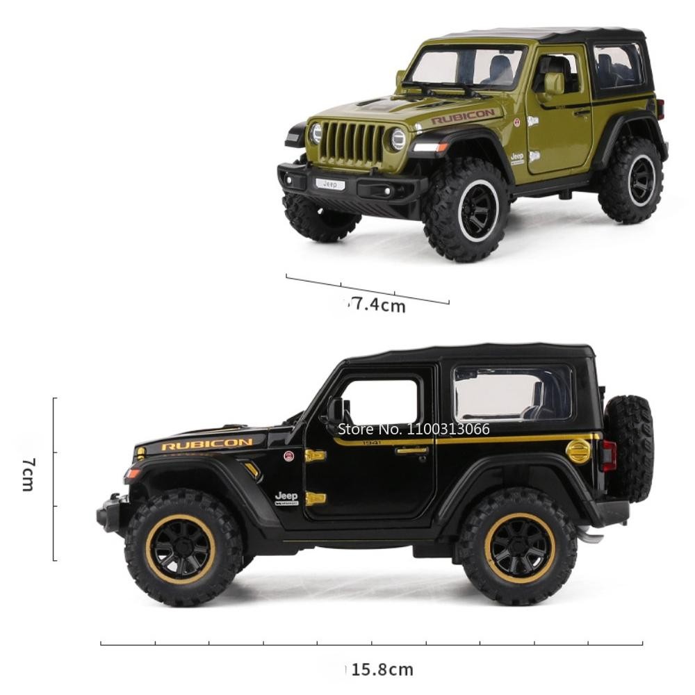 1:32 Alloy Diecast Off Road Vehicle Model 1941 Style Sound Light Toy Car Gift