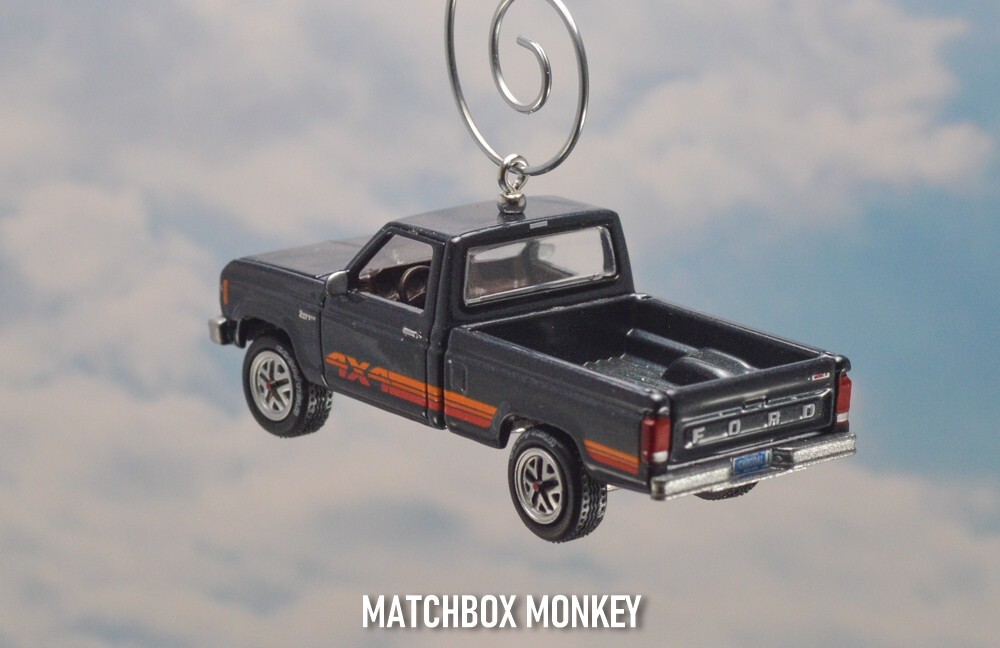 1985 Ford Ranger XL Pickup Truck Custom Christmas Tree Ornament 4X4 RARE Adorno