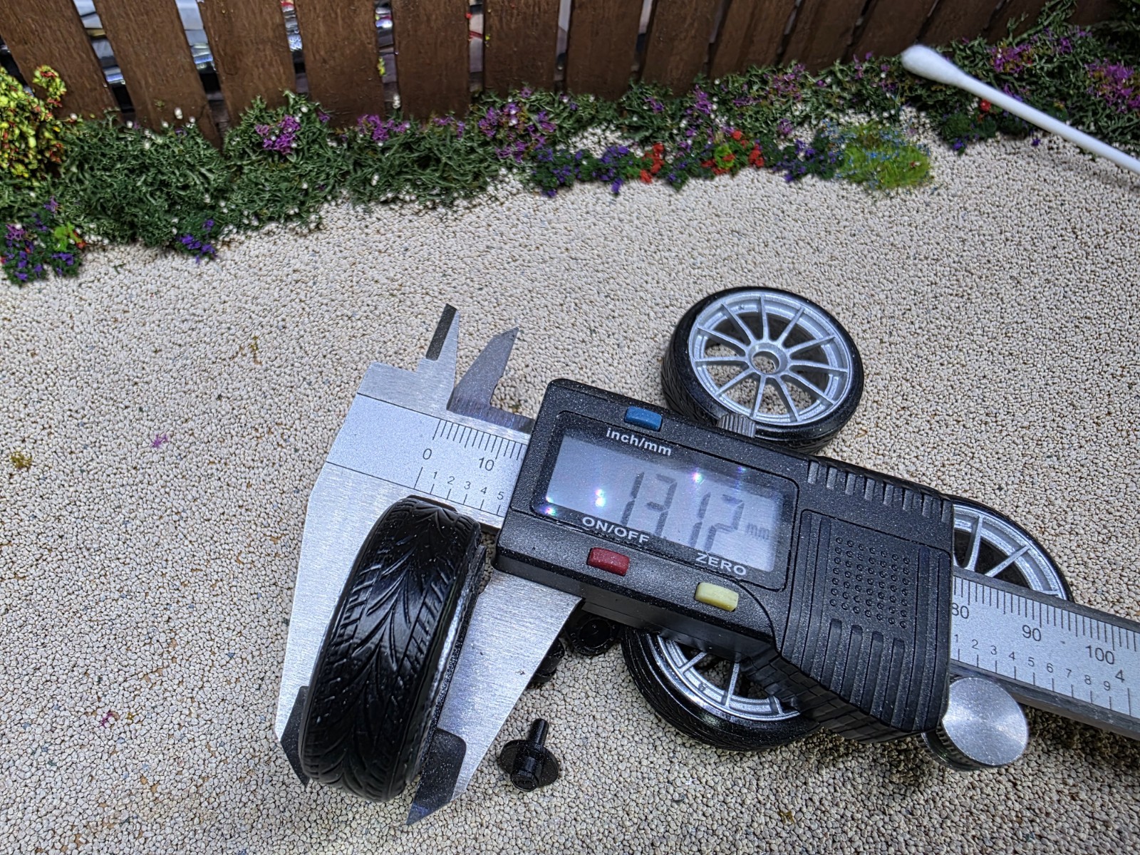 Rotiform DTM painted Set 1/18 Scale Silver with Rubber tyres MODIFIED Diecast