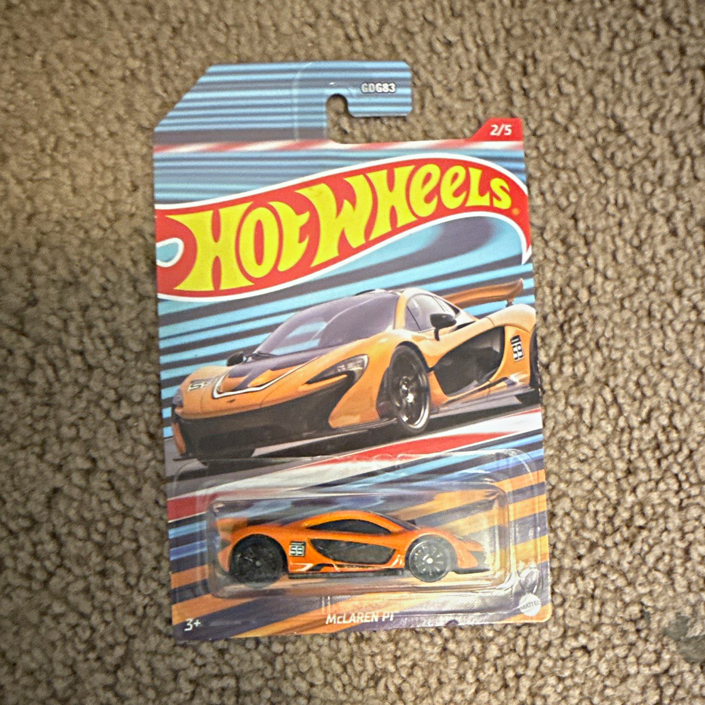 Hot Wheels Exotics McLaren P1 Orange/Black 1:64 Diecast Car Unopened Box