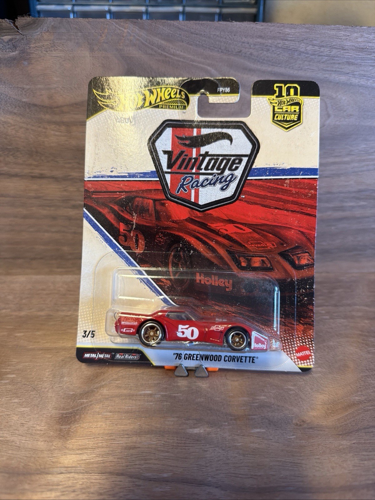 ’76 Greenwood Corvette 3/5 JKF24 VINTAGE RACING Hot Wheels 2026 Car Culture red