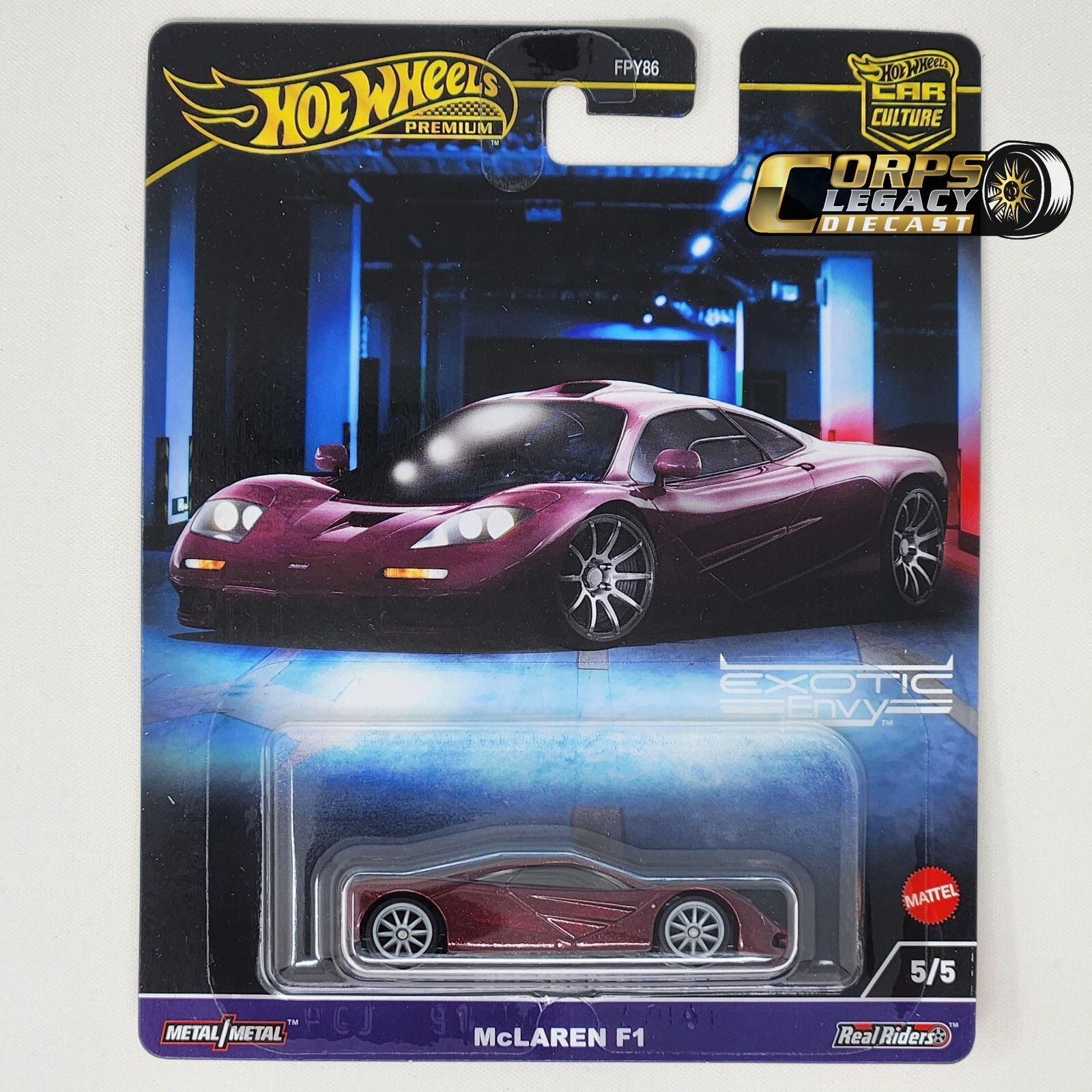 Hot Wheels Car Culture Exotic Envy Premium [5 Car Set] 2024 G Case Mix 7