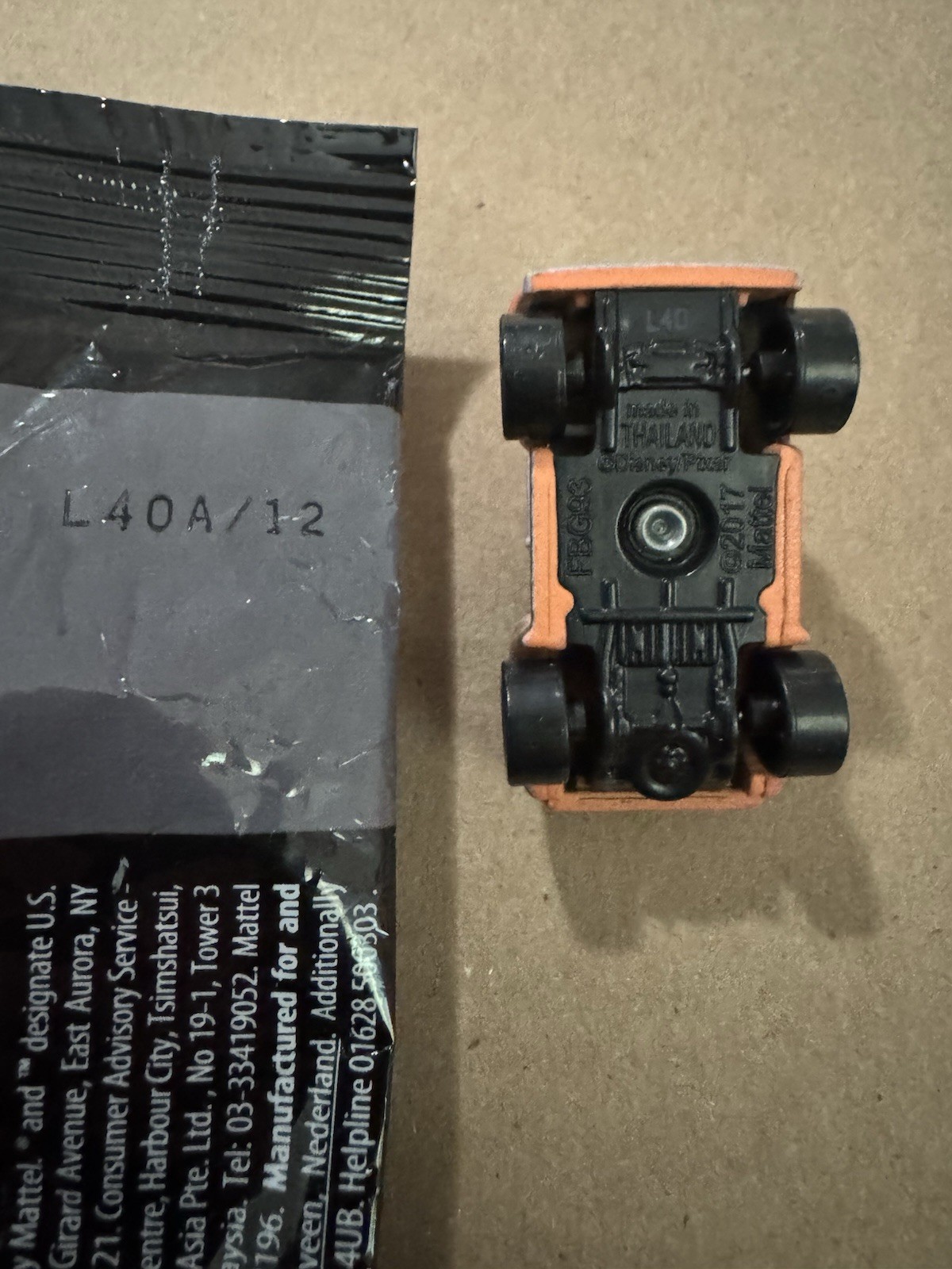 2018 Disney Pixar Cars Mini Racers SMOKEY Truck Blind Bag New #12