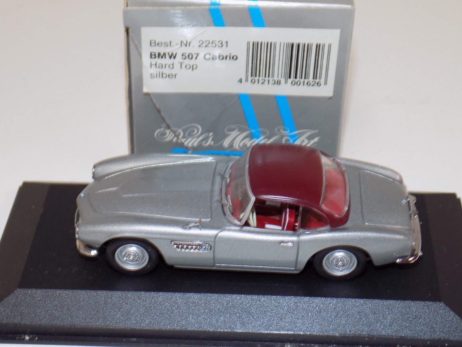 1/43 Minichamps BMW 507 1957 Hard Top in Silver