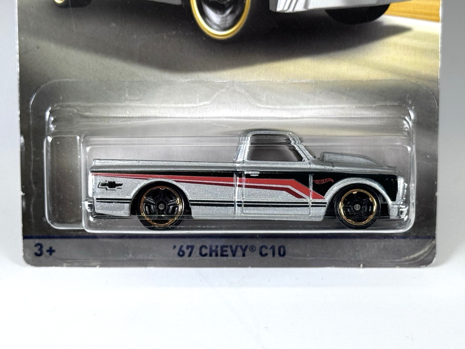 Hot Wheels ‘67 Chevy C10 Chevrolet Trucks 100 Years 3/8 Gray Walmart 2018