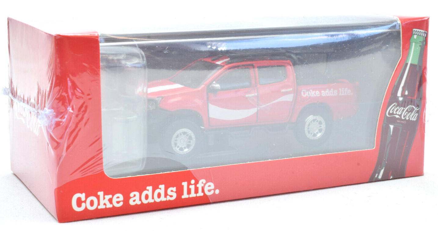 BM Creations “Coke-Cola” 2018 Isuzu D-Max – RHD 1:64 Scale Diecast Car COKE050