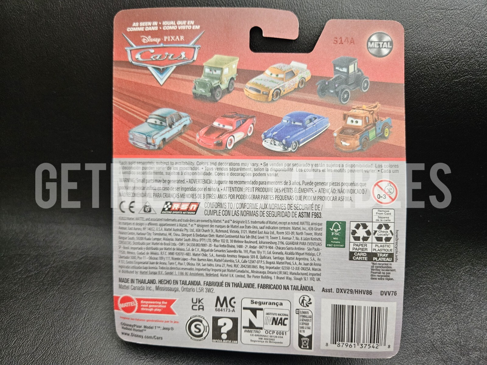 DISNEY PIXAR CARS CRUSTY ROTOR VINYL TOUPEE METAL 2023 SAVE 6% GMC