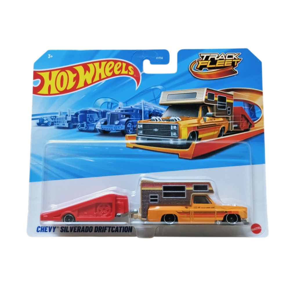 Hot Wheels Track Fleet NEW 2026 Chevy Silverado Driftcation