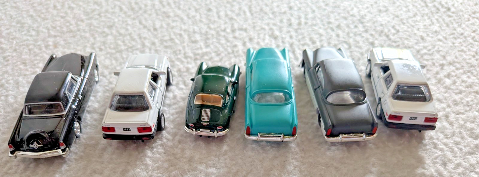 MIXED LOT OF 6 Model Power Minis 1:87 Malibu HO Scale Diecast Plastic Shells