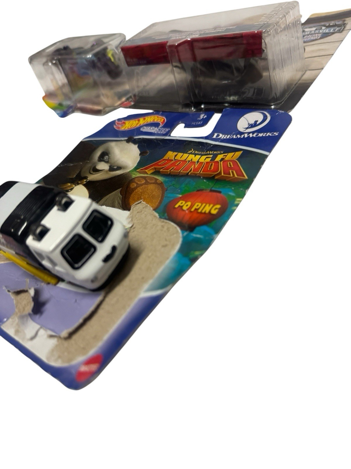 hot wheels mix lot of 4- see photos please-damaged package-new never used