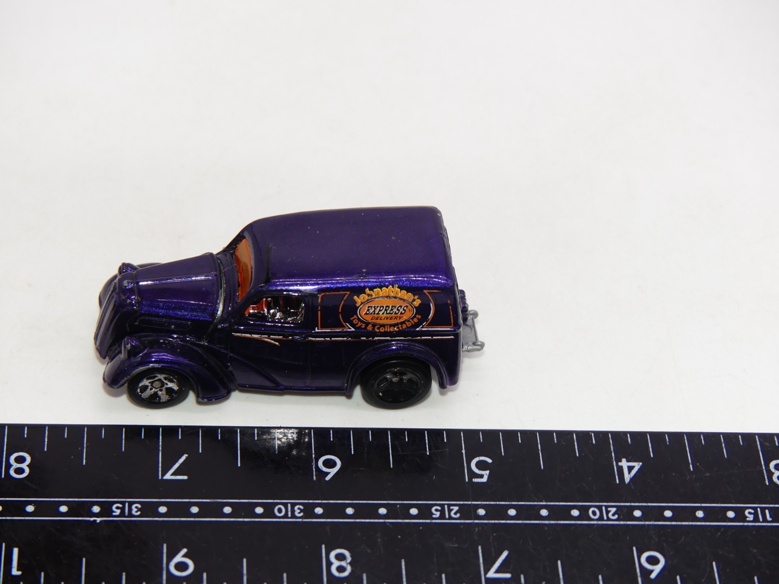 2017 Hot Wheels Anglia Panel Truck Diecast Car Purple Jonathan’s Express Toys