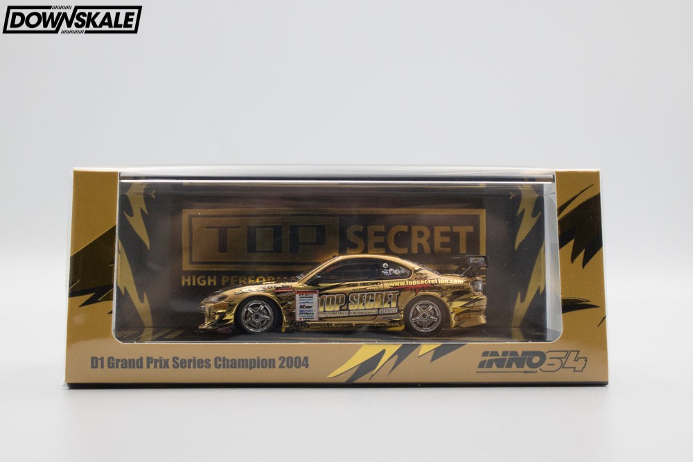 Inno64 Nissan Silvia S15 Top Secret Gold D1 Grand Prix Series Champion 2004