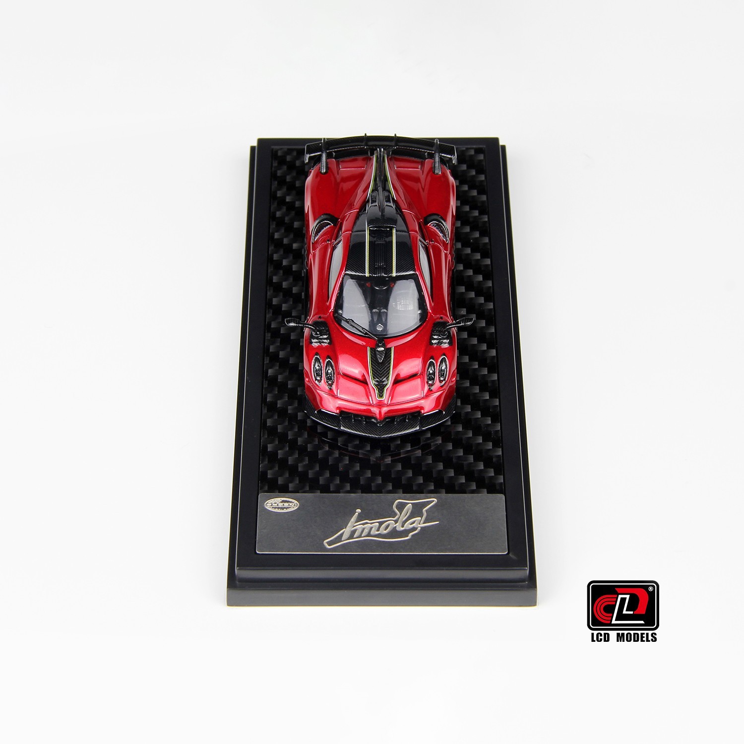 LCD Models 1:64 Pagani Imola Coupe Red – Diecast Model