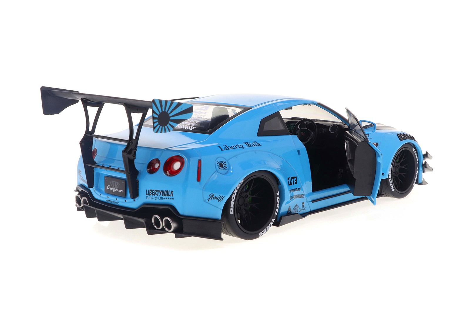 2023 NISSAN GT-R (R35) LIBERTY WALK BODY KIT 2.0 1/18 DIECAST SOLIDO S1805817