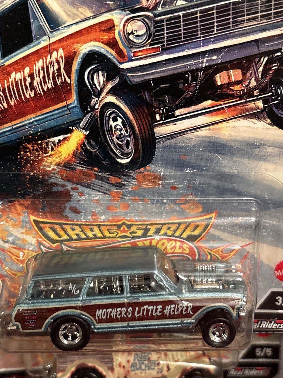 Hot Wheels Premium – 2022 Drag Strip Demons 3/5 ’64 Chevy Nova Gasser