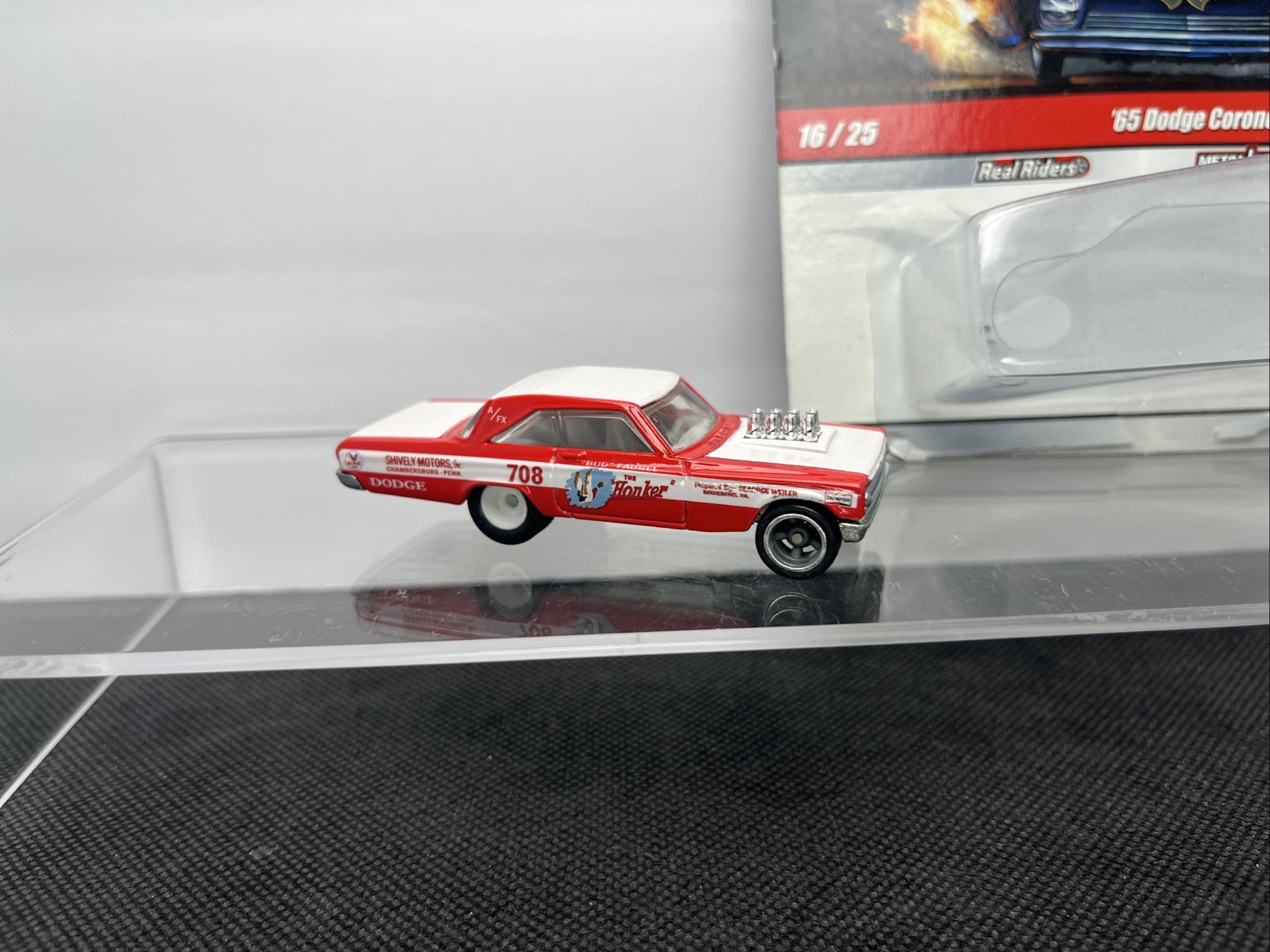 Hot Wheels Drag Strip Demons # 16 65 Doge Coronet A/FX The Honker – LOOSE