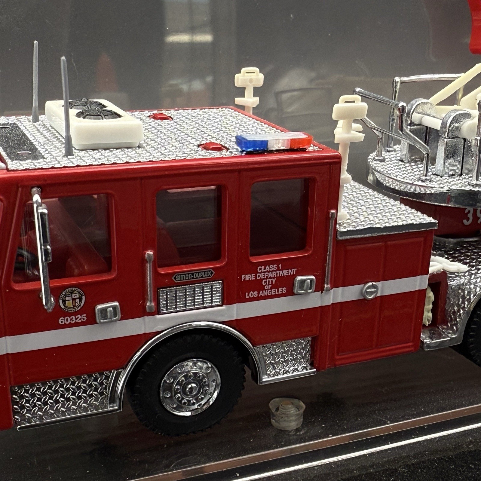 2 Pack 1/64 Mini Whelen Edge Blue Clear Red Lightbar Gray Top Police Fire EMS