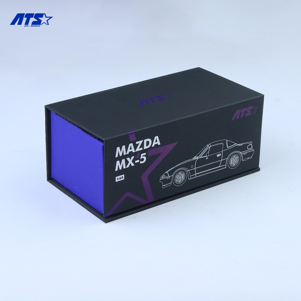ATS 1:64 Mazda MX5 Miata NA Tongue Out Opened PopUp Lights Diecast Car Variant