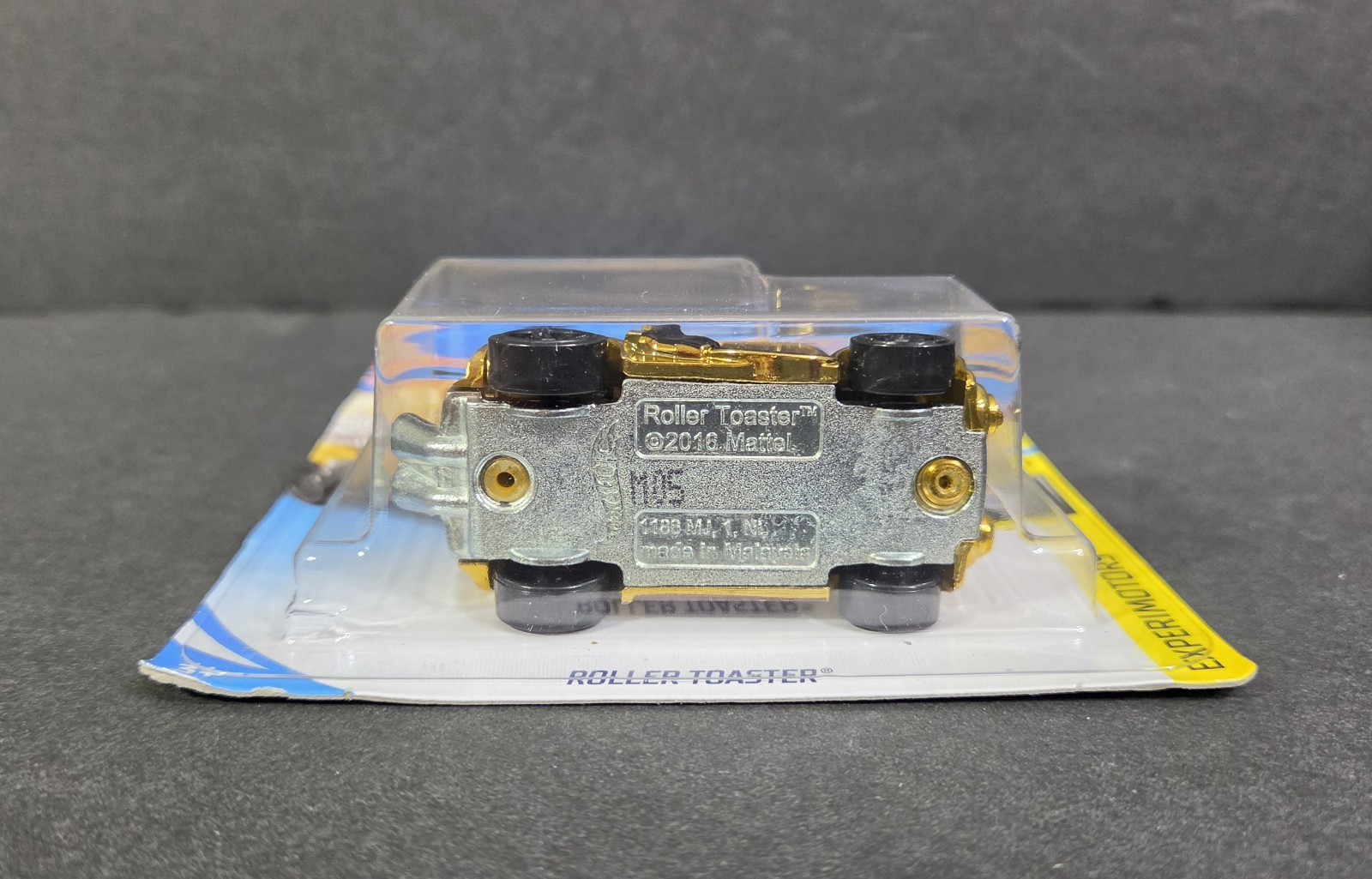 Hot Wheels Experimotors 1/10 Gold Roller Toaster #24/250, Free Shipping
